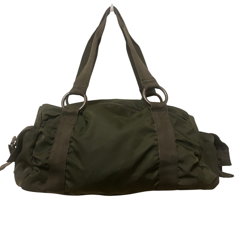 Army Green Nylon Shoulder Bag Hobo‎ Style Bag